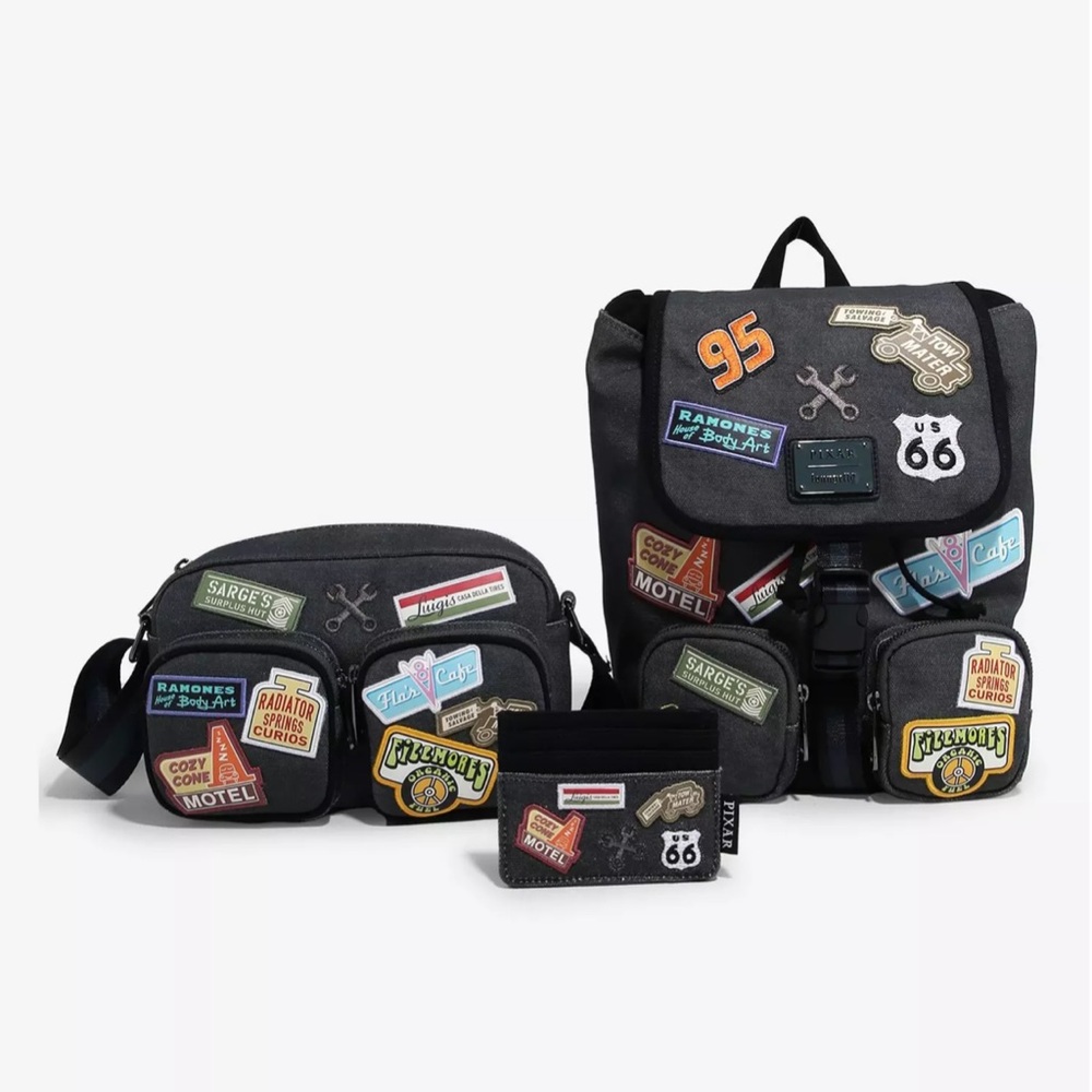 Loungefly Disney Pixar Cars Radiator Springs Patches Complete Set